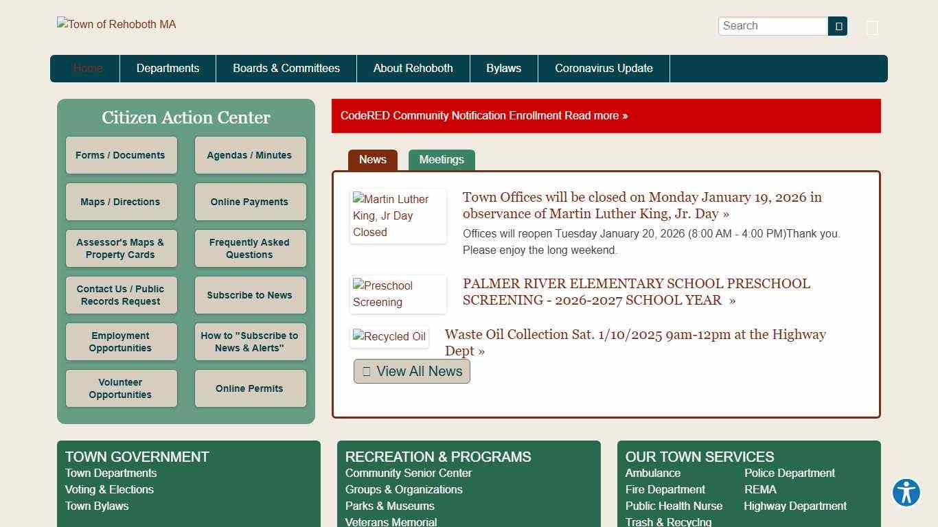 Town of Rehoboth MA |